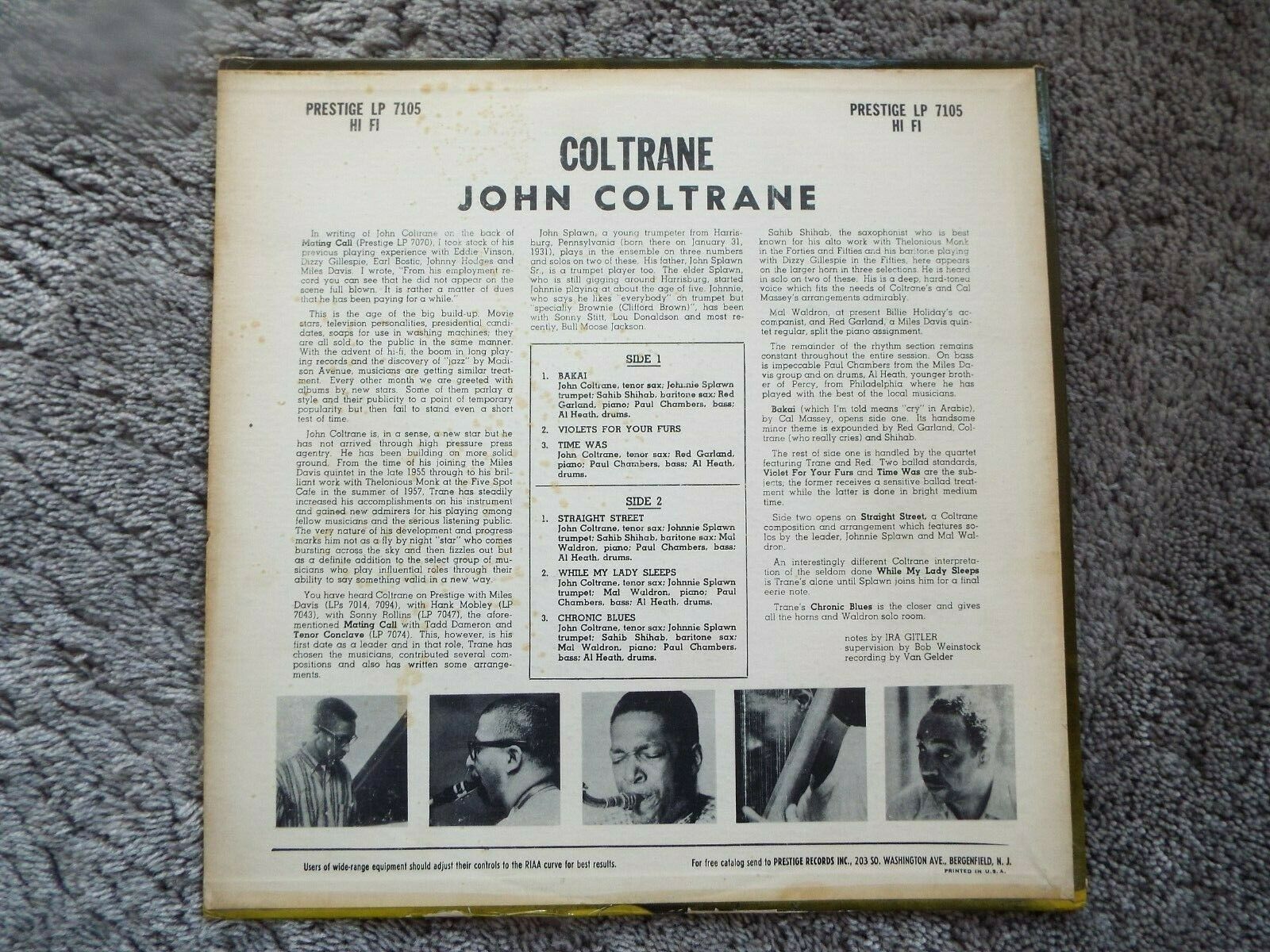 popsike.com - RARE JAZZ-PRESTIGE RECORDS 7105-JOHN COLTRANE