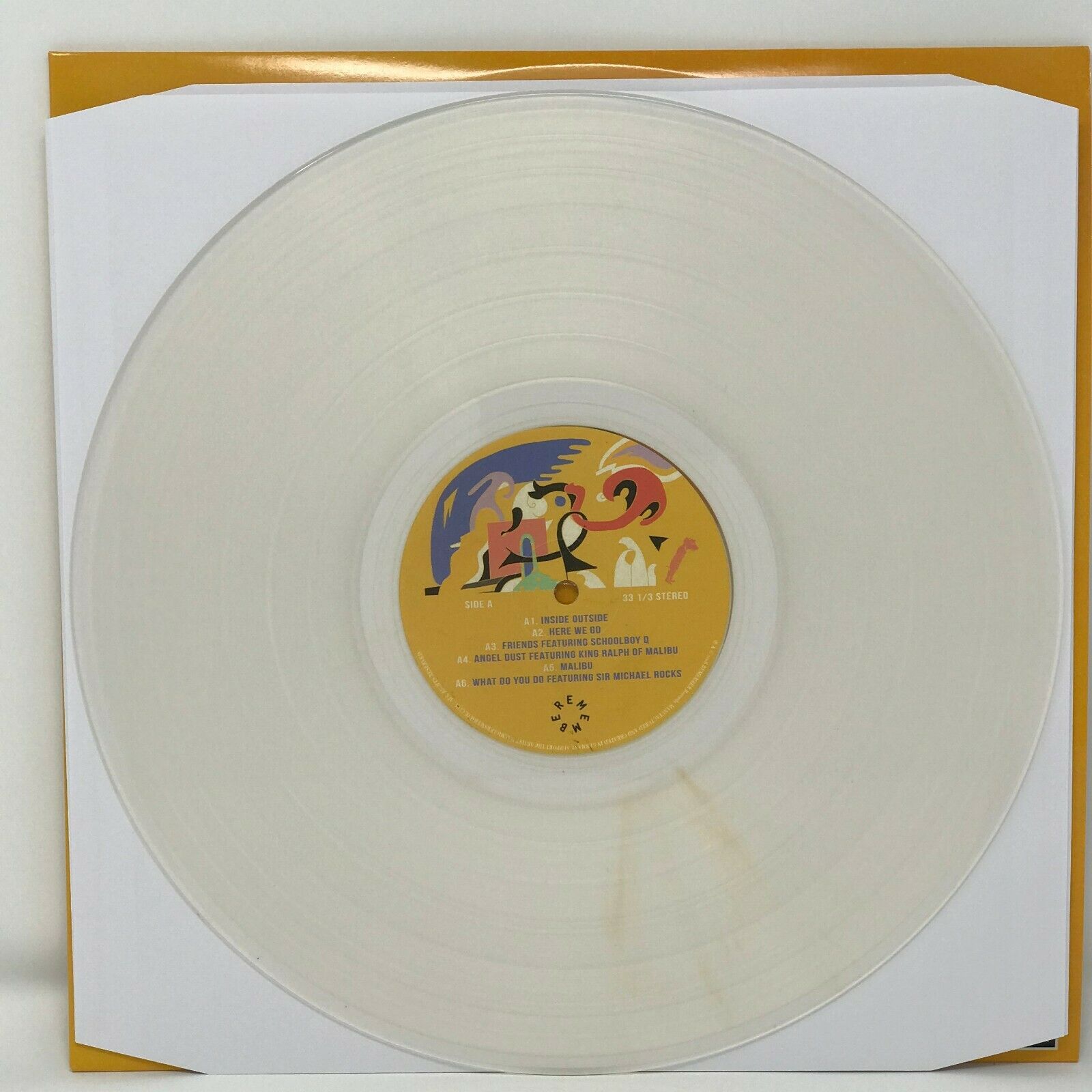 popsike.com - Mac Miller Faces 2LP Clear/Orange Colored Vinyl