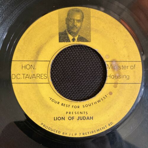 popsike.com - rare LION OF JUDAH JLP Political dubplate 45 HARD