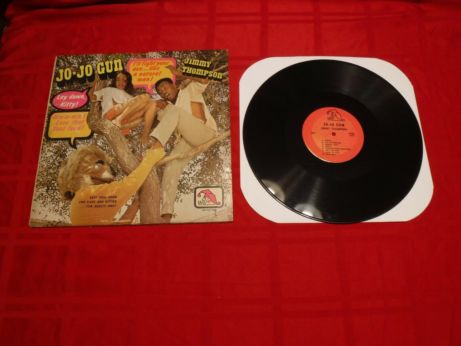 popsike.com - Jimmy Thompson Jo-Jo Gun 1972 LP LAFF A155 Comedy Adult XXX  Rudy Ray Moore Vinyl - auction details