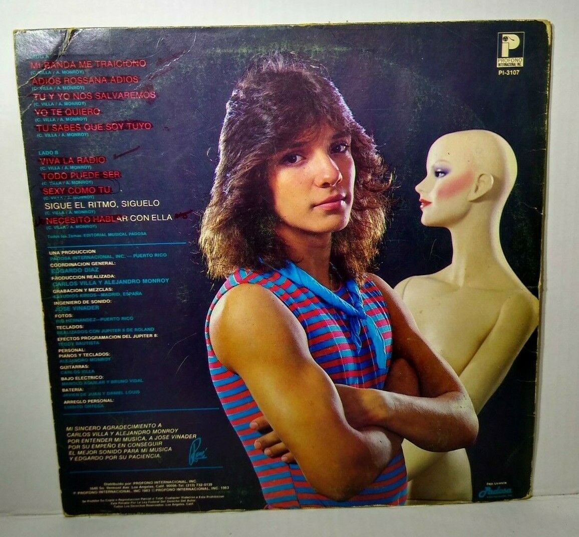 Rene Mi Musica LP Vinyl 1983 Padosa 海外 即決-