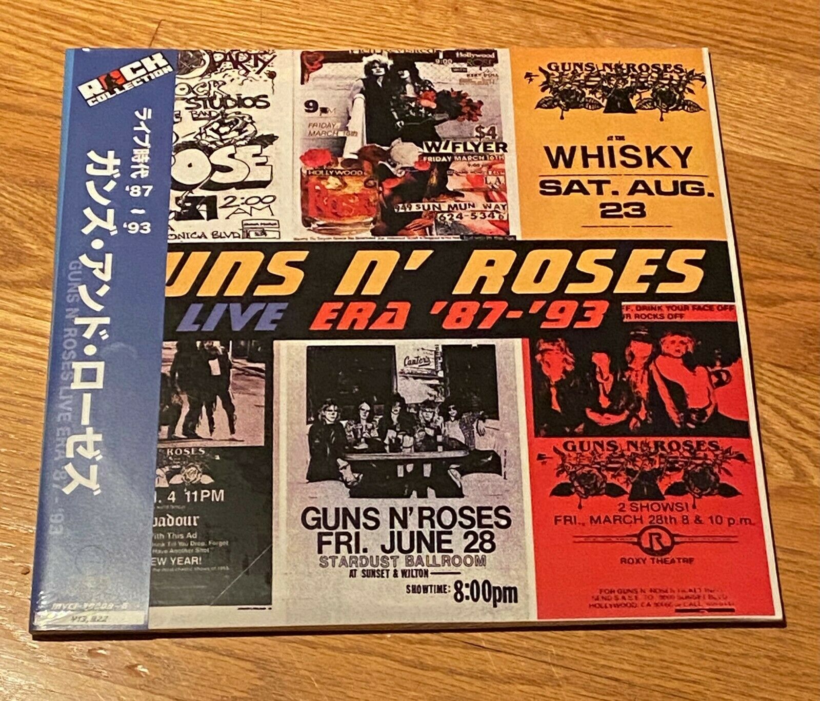 Guns N Roses Live Era 87 93 Reissue Color Vinyl 3 Lp Set Japanese Obi Import