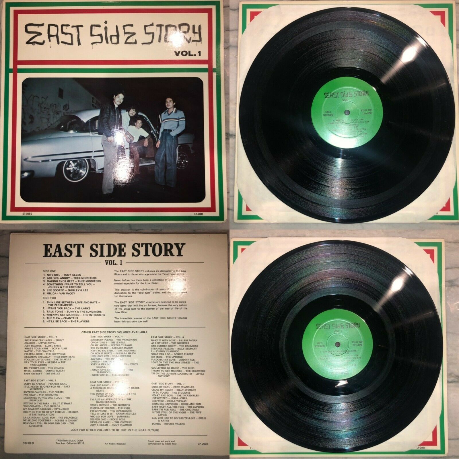  Original East Side Story Vol 1-12 Lowrider Oldies