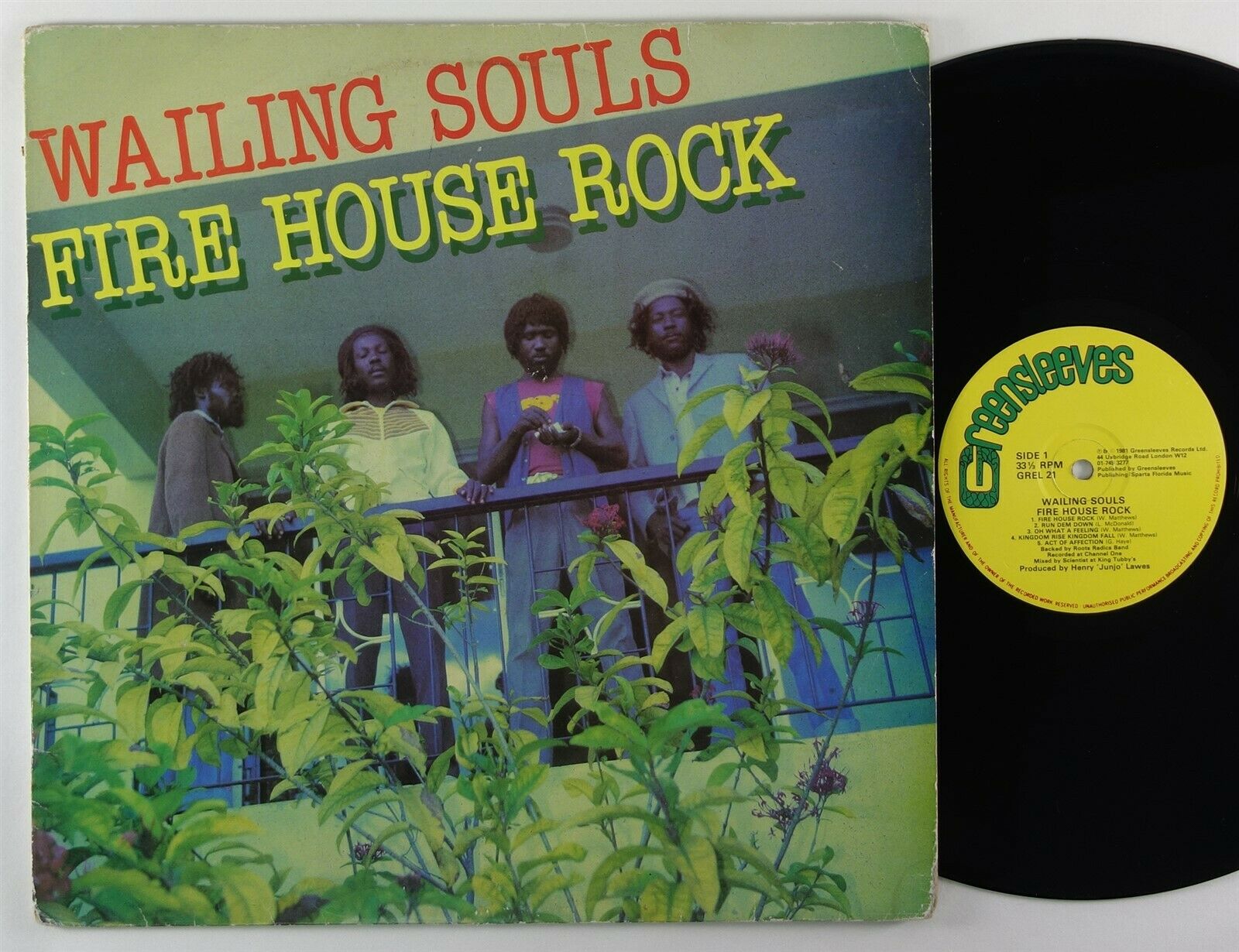 Popsike Com Wailing Souls Fire House Rock Reggae Lp Greensleeves Uk