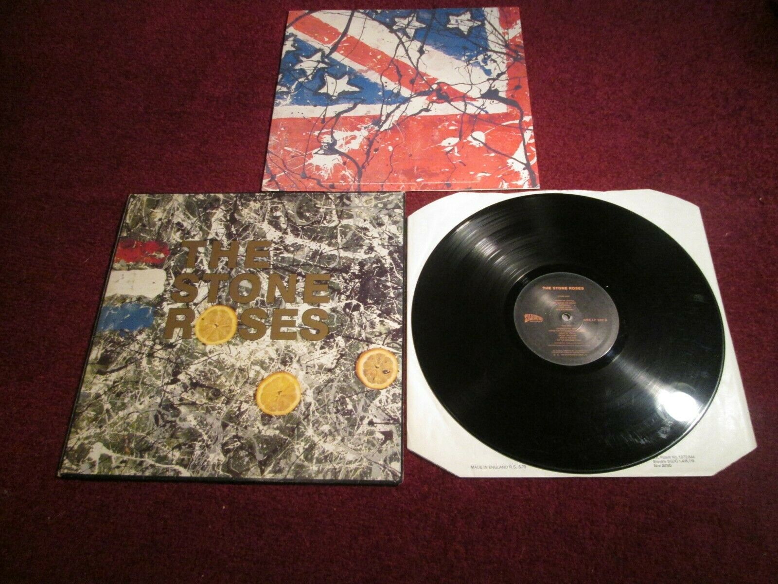 popsike.com - THE STONE ROSES UK 1ST PRESS 1989 EMBOSSED COVER EX+