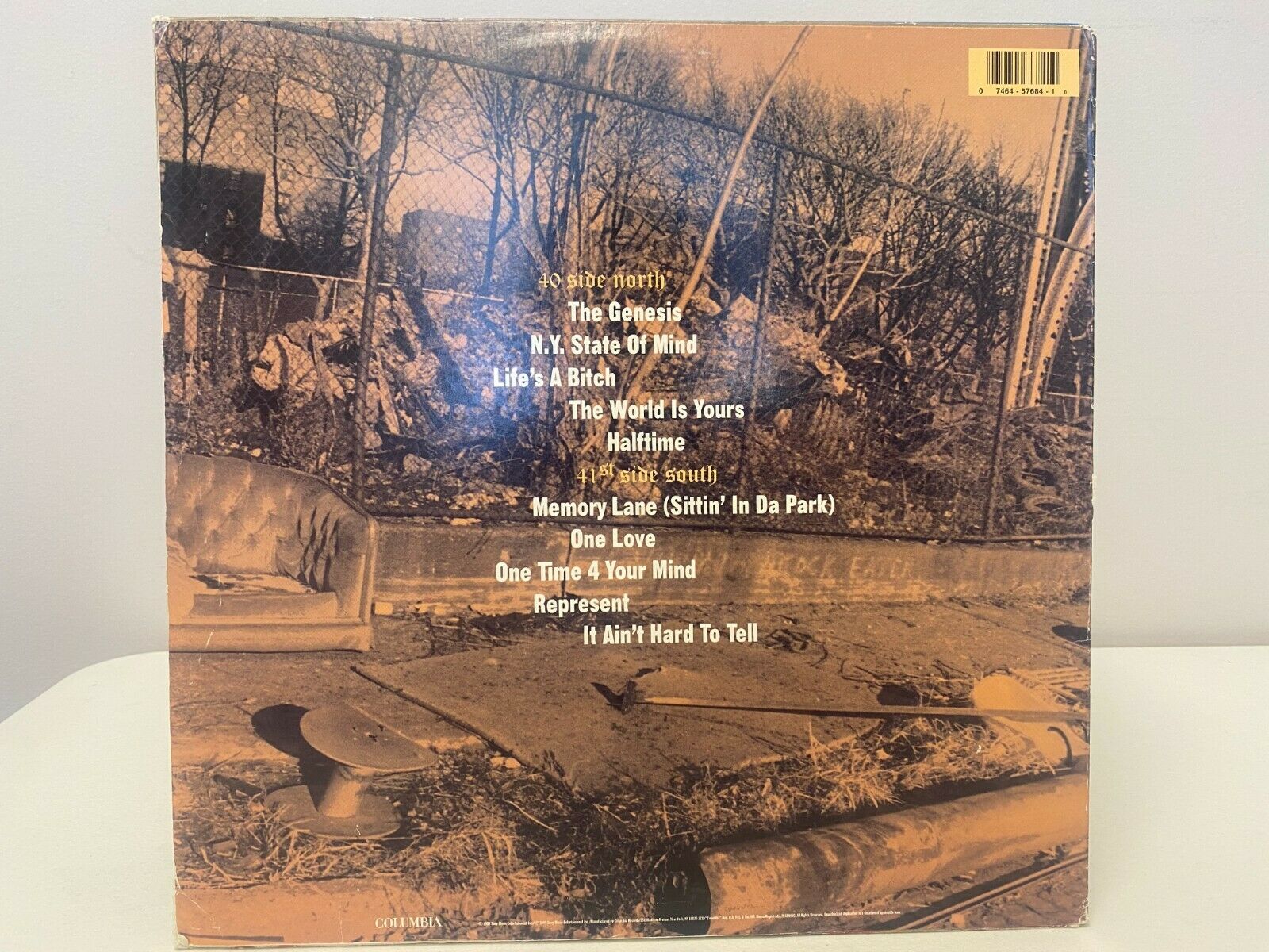 popsike.com - Nas Illmatic LP 1994 Original US Pressing C 57684